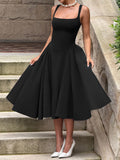 Dili French Temperament Elegant Sling With Joint Skirt Women's Dress 2025 Summer