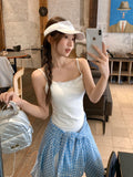 Spice Lace Splicing With Chest Cushions Of The Beauty Back Sling Woman 2026 Summer New Commute Wearing A Solid Inside Cloth