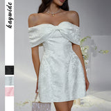 Dili Party Evening Dress Female Bow Bow Wind Tectorial Dress 2025 Spring And Summer
