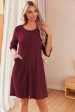 Lady Pajamas Waffle Five-Sleeves Before Zipper Homewear Casual Pajamas Girl