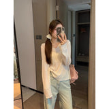 Polo Shirt With Short-Sleeved T-Shirt For Women's Summer Loose Design Feeling Half-Sleeve Oversize Mid-Long Top