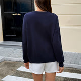 Dili Casual Vacation Wool Long-Sleeved Shirt Sweater Women's 2025 Autumn And Winter