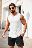 Men's Vest Muscle Fitness Summer New T-Shirt Sleeveless Men's Top