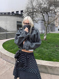 Explosion High-End Spring And Autumn Retro Fashion Collar Jacket 2025