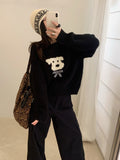 Super Good Korean Puppy Knitted Sweater Woman 2025 New Autumn And Winter South Korea Dongdaemun Burst Top