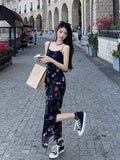 French Retro Beautiful Slinguary Floral Dress Women's New Summer 2026 Slimming Ass Long Skirt
