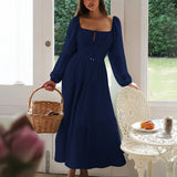 Dili Leisure Vacation Small Sling Seaside Atmosphere Dress Dress Women's 2025 Autumn And Winter