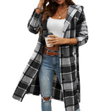Dili 2025 Autumn And Winter Women's Casual Casual Casual Casual Buckle Hooded Jacket