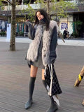 2025 Mid-Year Long-Collared Sweater Woman Covered Her Ass Autumn And Winter Piled Loose Lazy Wind Thick Bottom Shirt