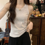 Anti-Walking Low-Necked Small Sling Vest Women Wear 2026 Summer New Sleeveless Thick Bottom Cloth