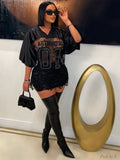 Summer New Printing Loose Casual Street Perspective Sexy Lace Splicing T-Shirt Short-Sleeved Top